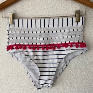 ‼️💲5 FINAL CLOSEOUT PRICE‼️ No Brand High Waisted Pom Pom Bikini Bottom